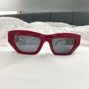 Versace | Accessories | Versace Red Sunglasses New Never  display picture 2